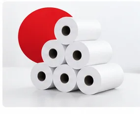 Rollos de papel térmico para impresora de tickets